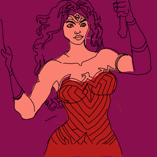 Wonder Woman drawing by Zakk_Wylde