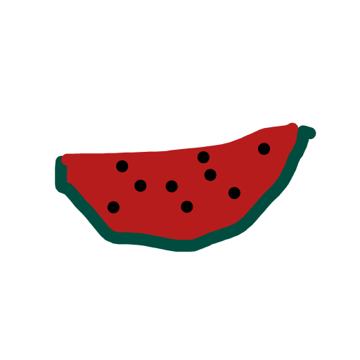 Watermelon drawing by mr inkwell