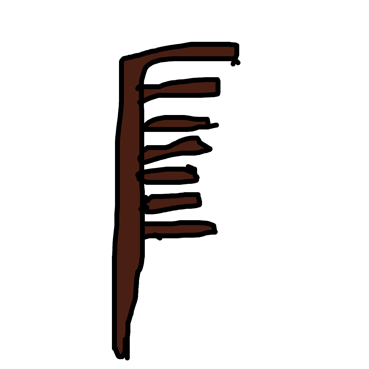 Comb drawing by nyca