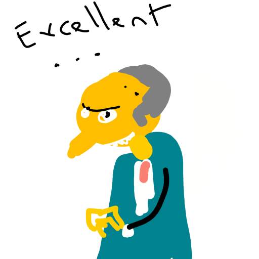 Mr Burns drawing by limanaid