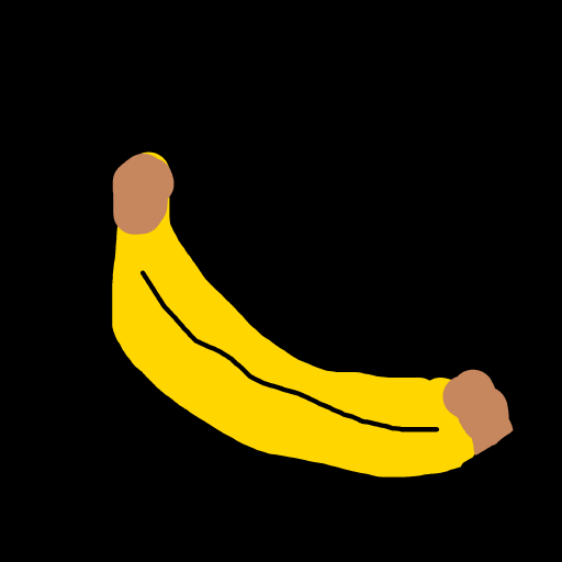 Banana drawing by dark-clear-force