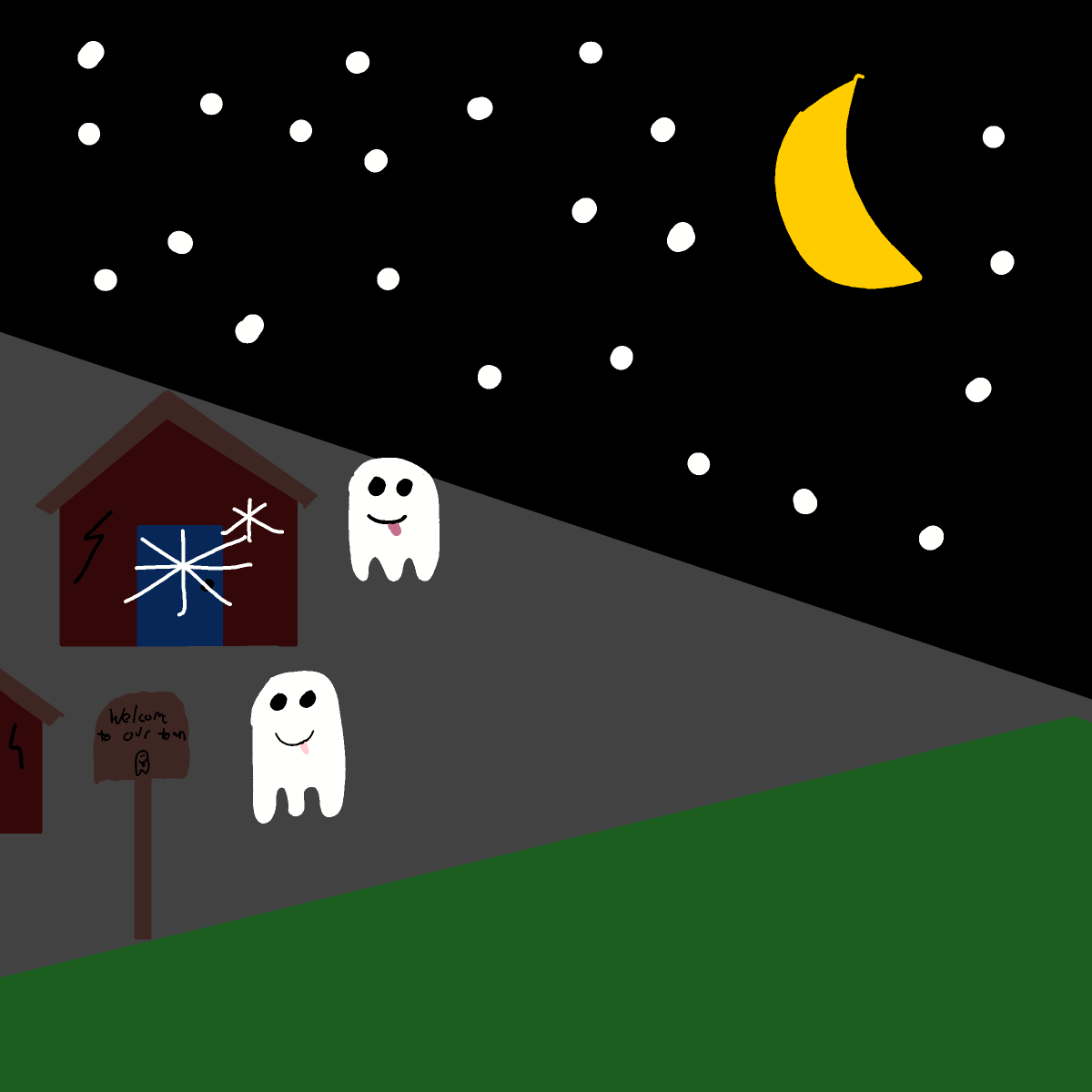 Ghost Town drawing by Cwis448