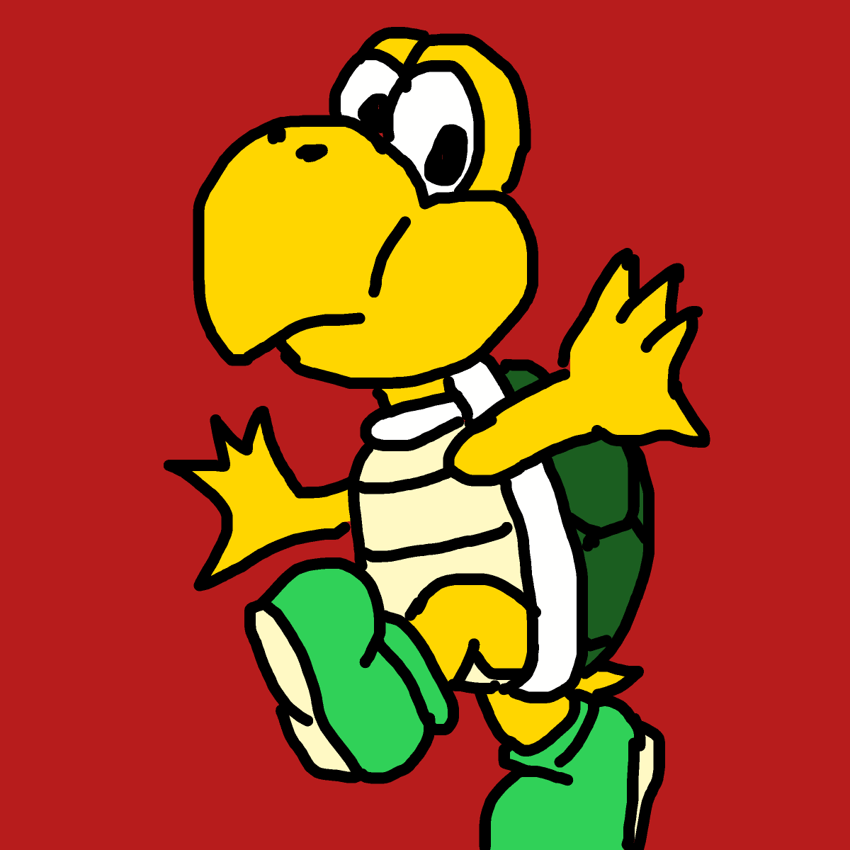 Koopa Troopa drawing by knoxy