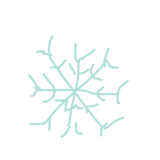 Snowflake drawing by bia