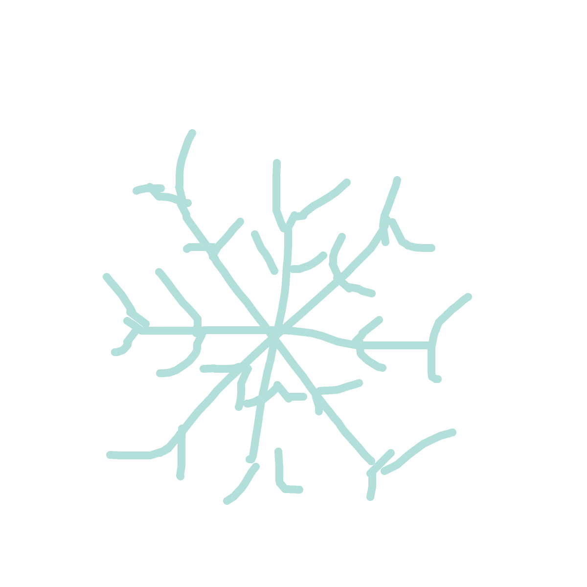 Snowflake drawing by bia