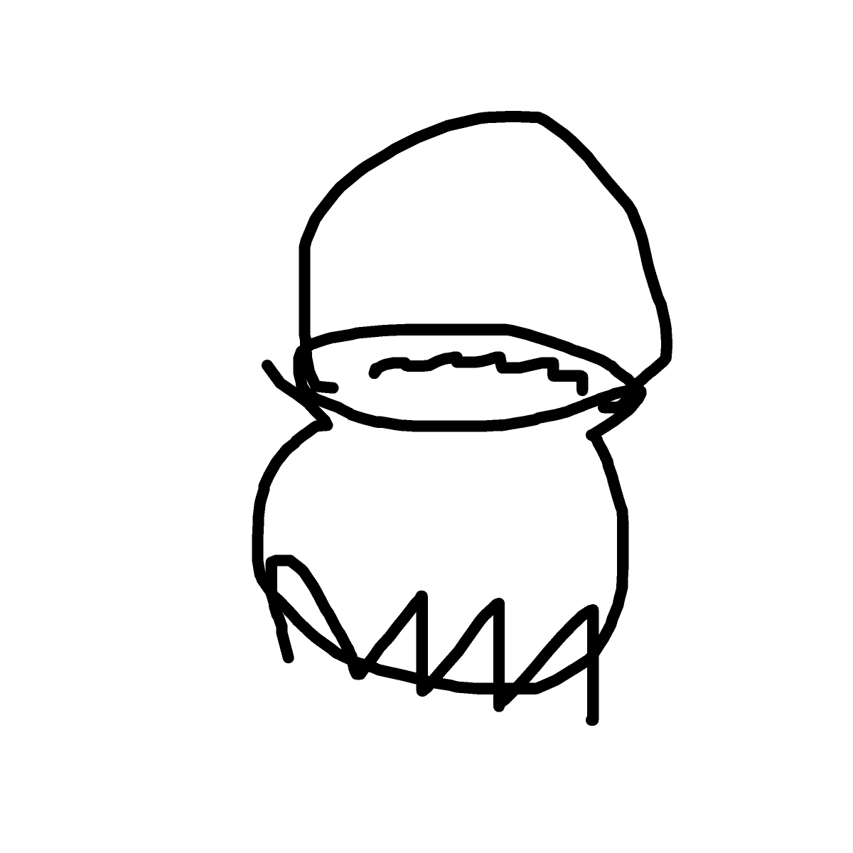 Cauldron drawing by lili