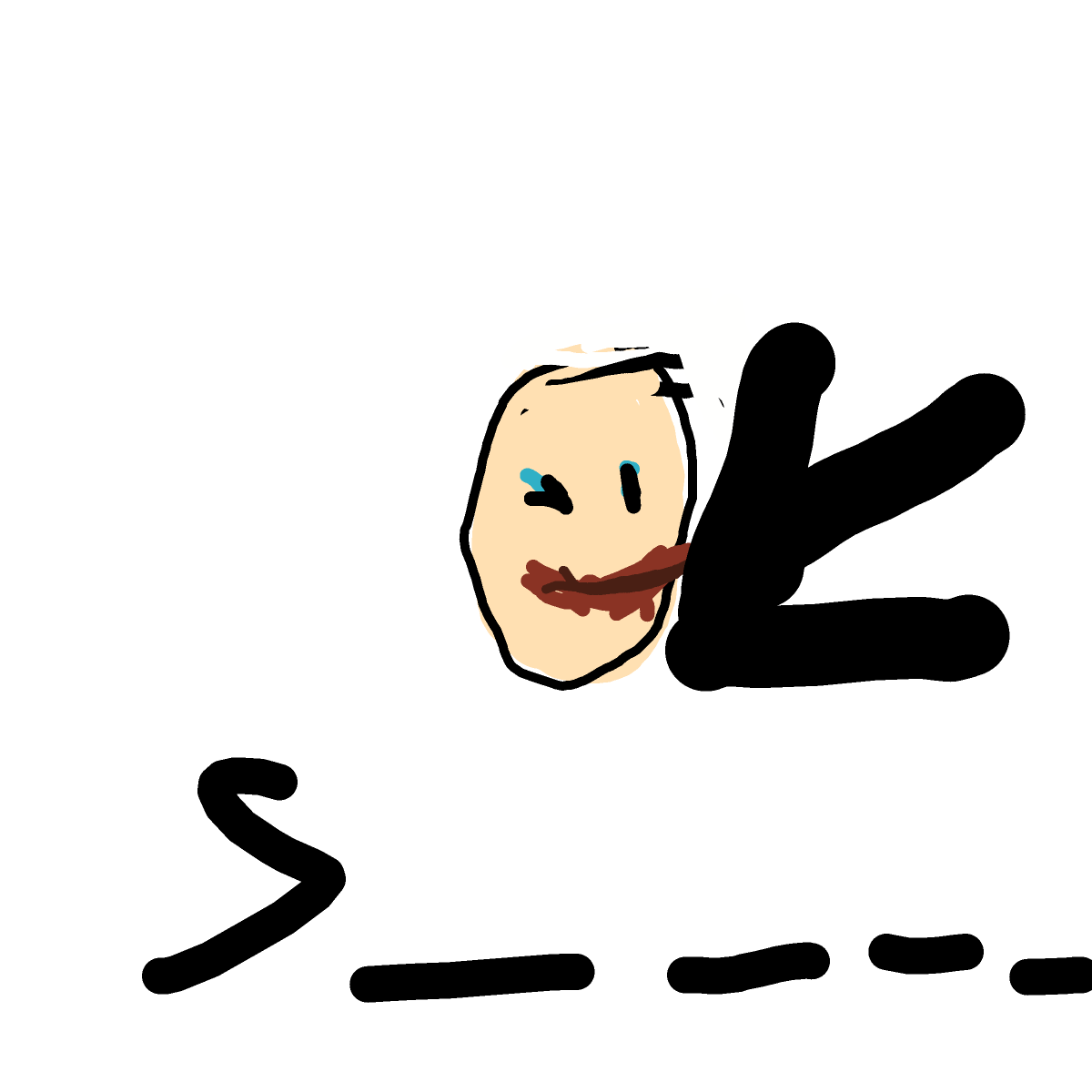 Smile drawing by Horseeeeeeeeey
