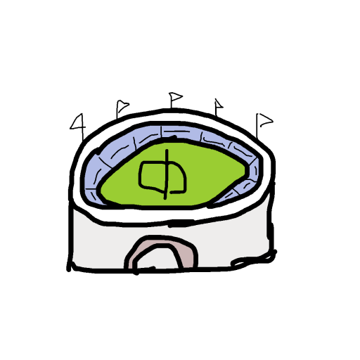 Stadium drawing by kyle