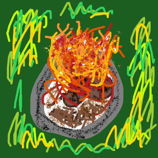 Campfire drawing by justin