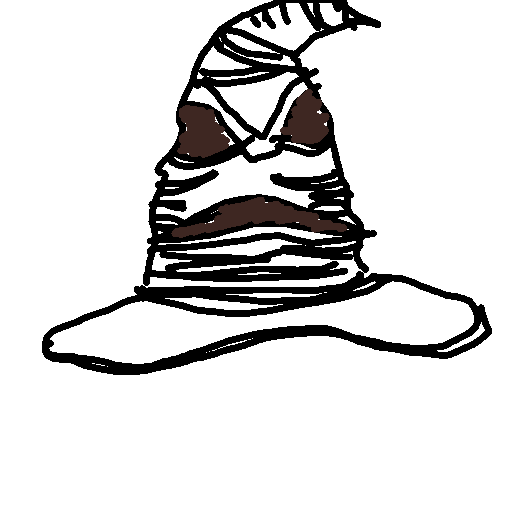 Sorting Hat drawing by zuzudafifiloverz