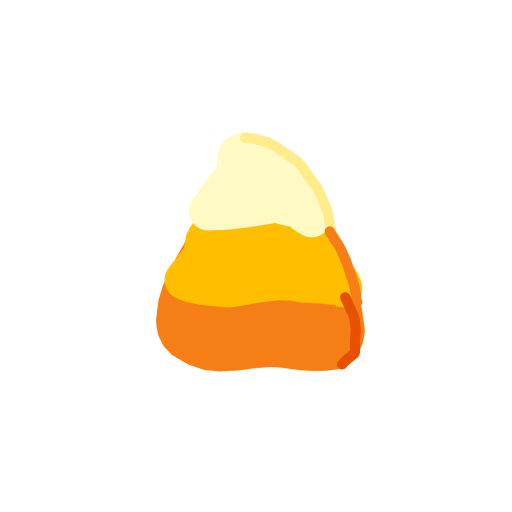 Candy Corn drawing by kckitty