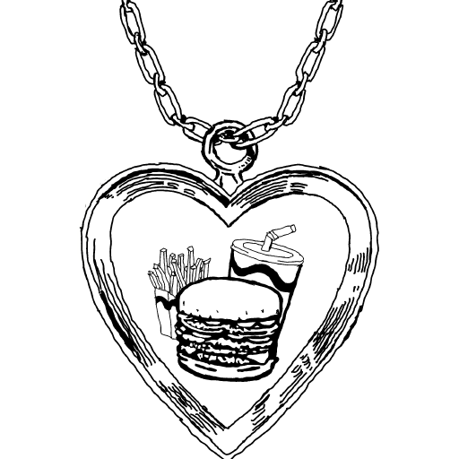 Locket drawing by Guardianoflives
