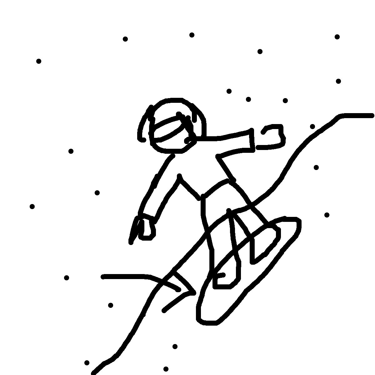 Snowboard drawing by ria-ria-ria