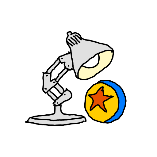 Pixar Lamp drawing by Guardianoflives