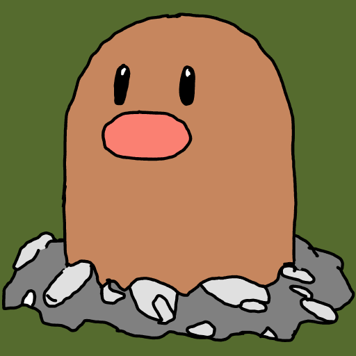 Diglett drawing by Guardianoflives