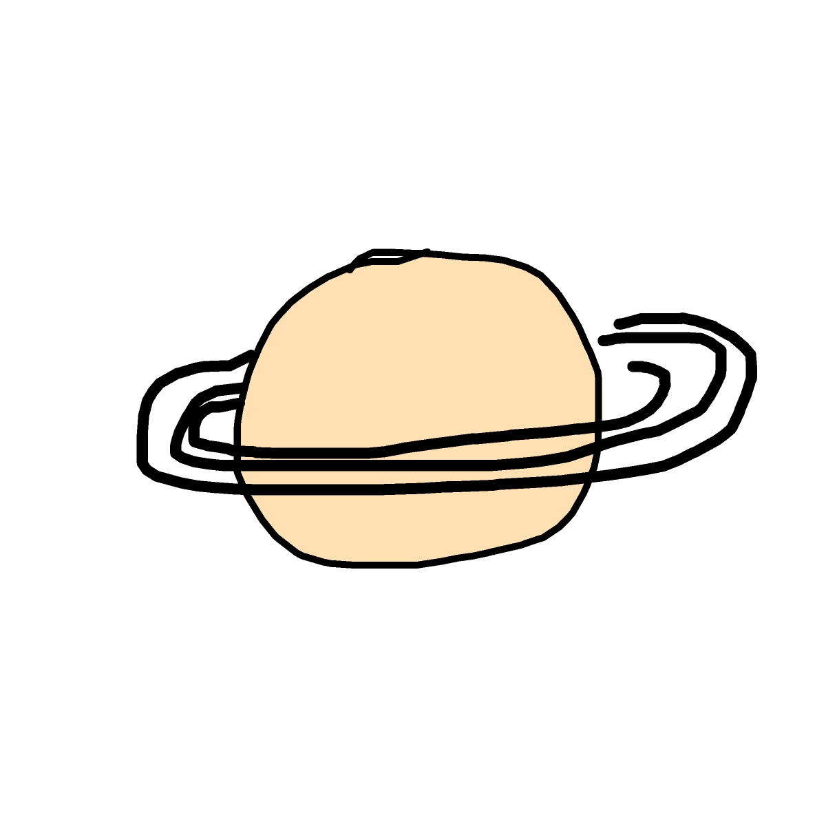 Planet drawing by drewbenruben