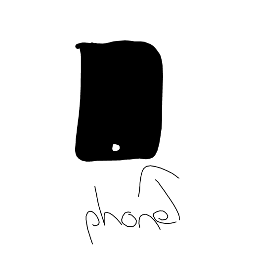 Phone drawing by KevinFaber