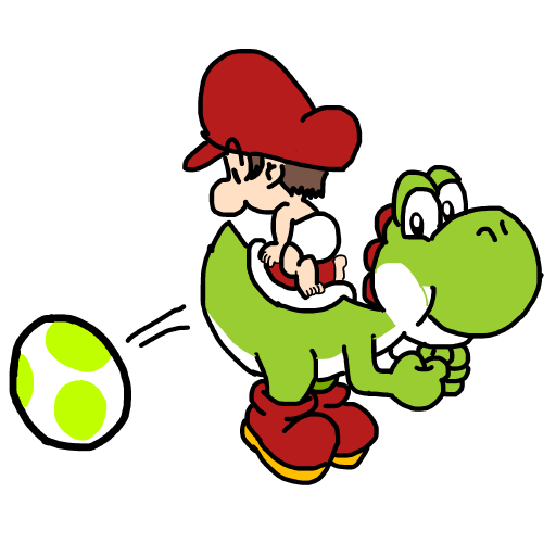 Yoshi Egg drawing by spleenonlean