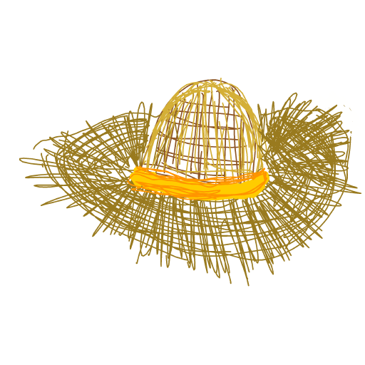 Hat drawing by Bridgitte