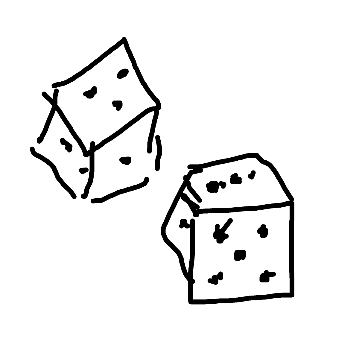 Dice drawing by fresh-ink-dream