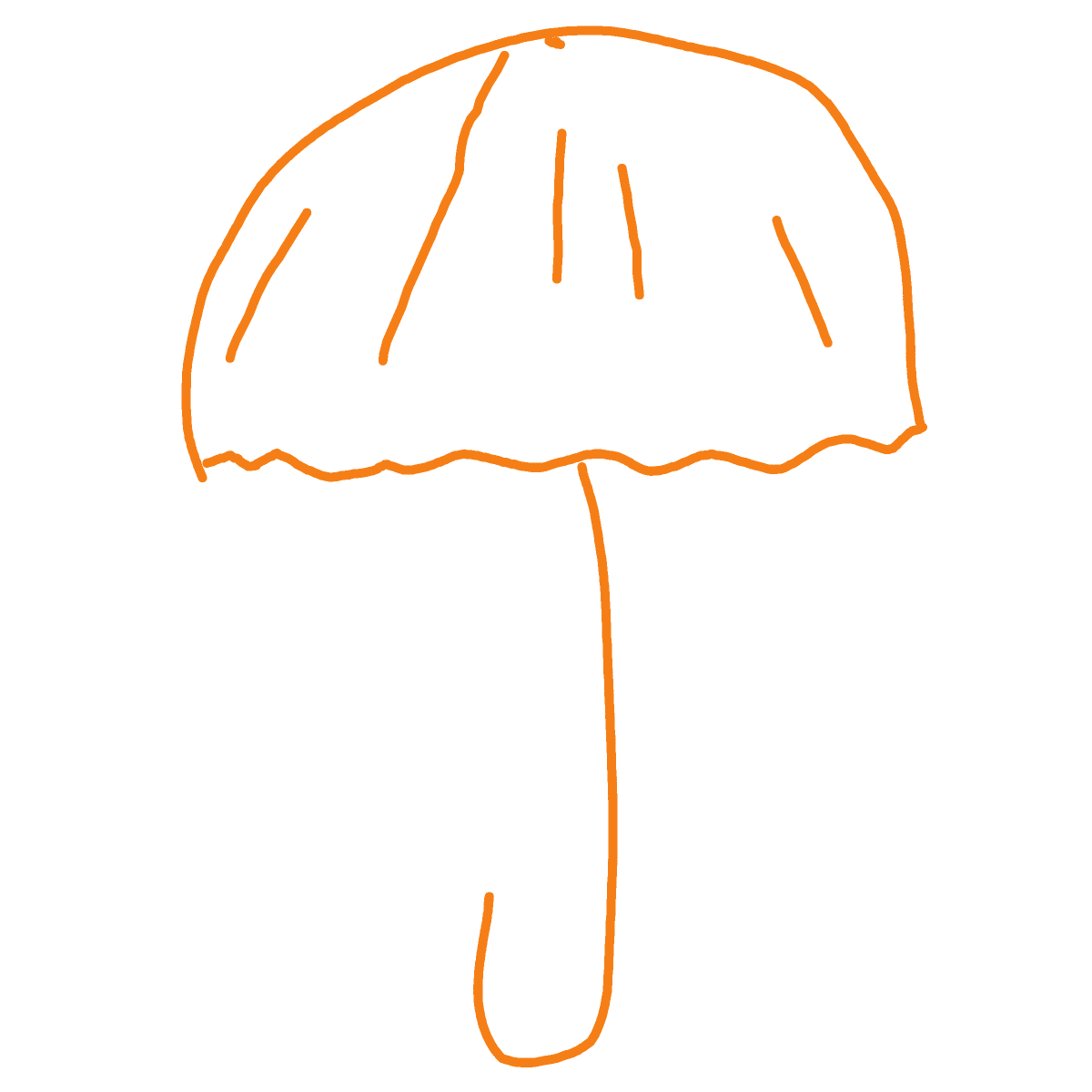 Umbrella drawing by coal-mild-peace