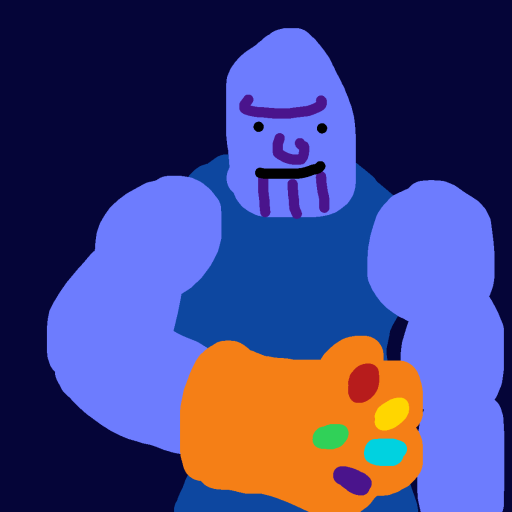 Thanos drawing by knoxy
