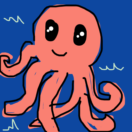 Octopus drawing by oxox
