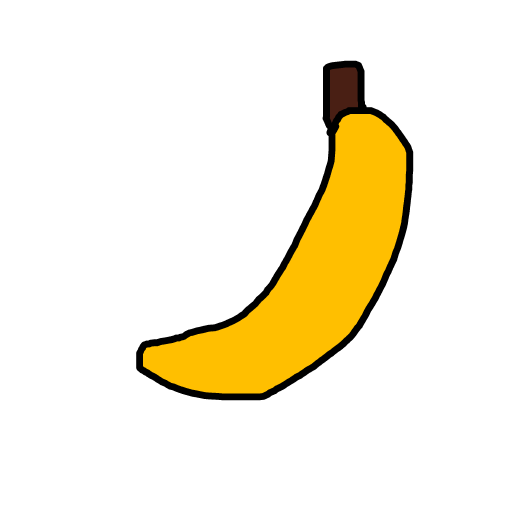 Banana drawing by ldiot