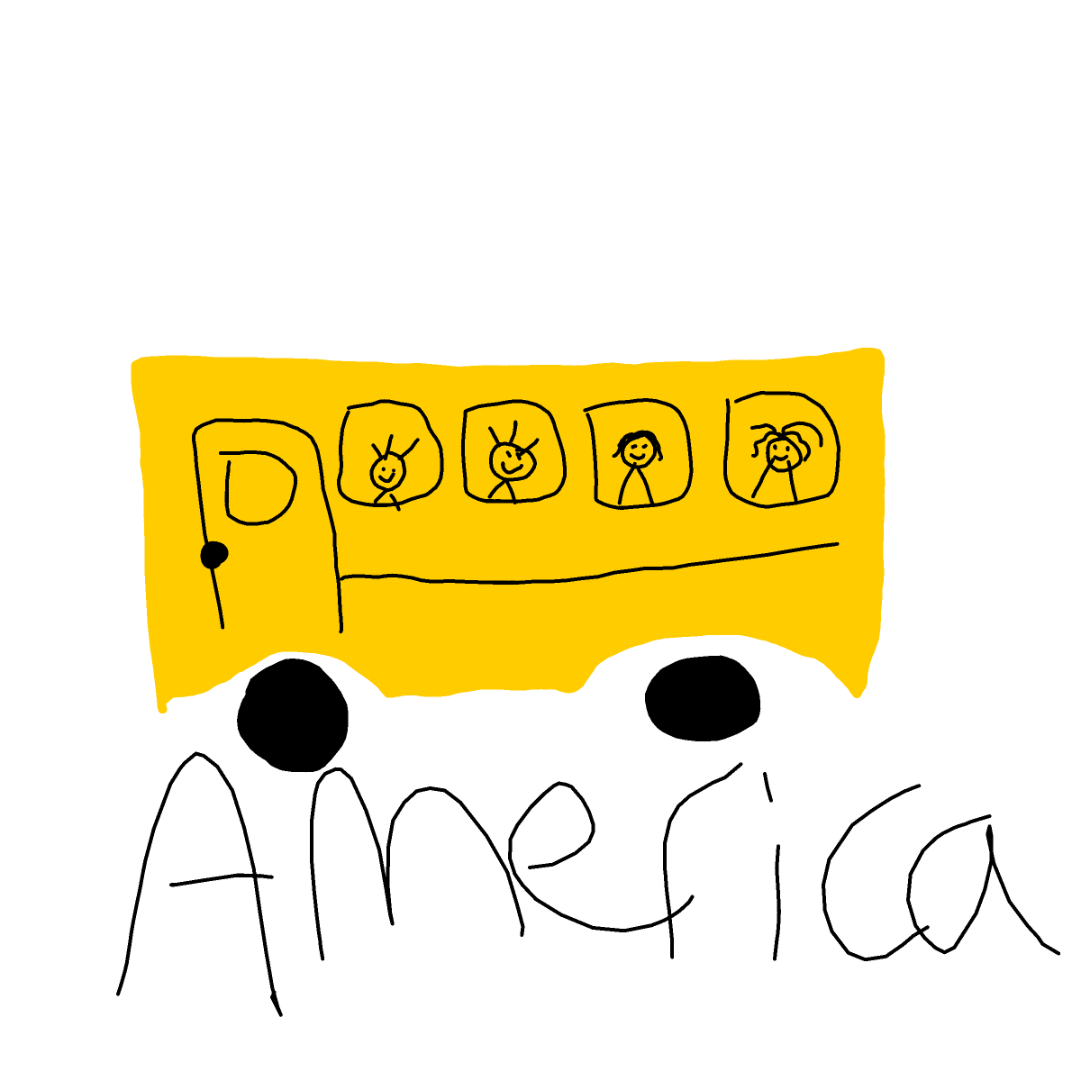 Bus drawing by KevinFaber