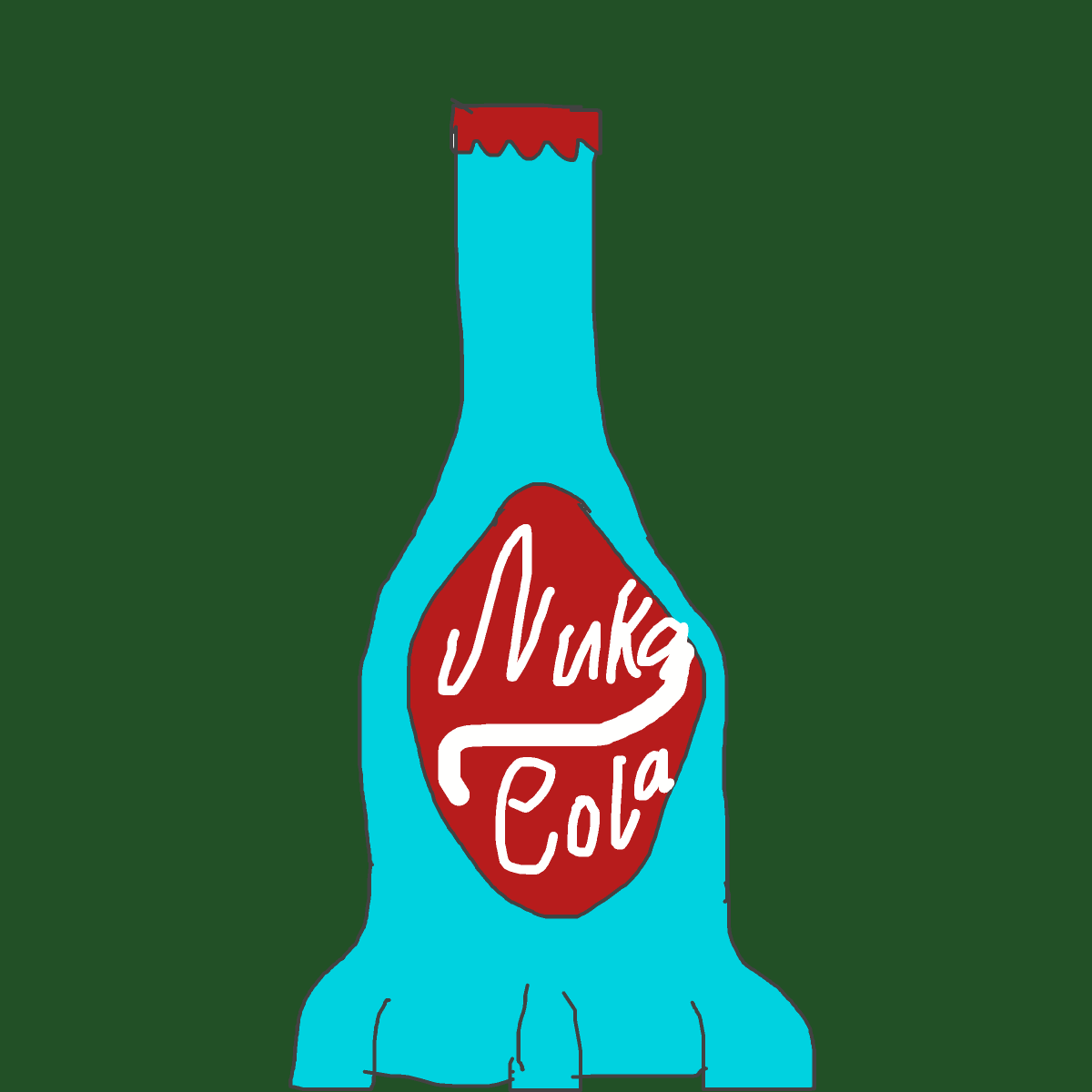 Nuka-Cola drawing by johnny boy