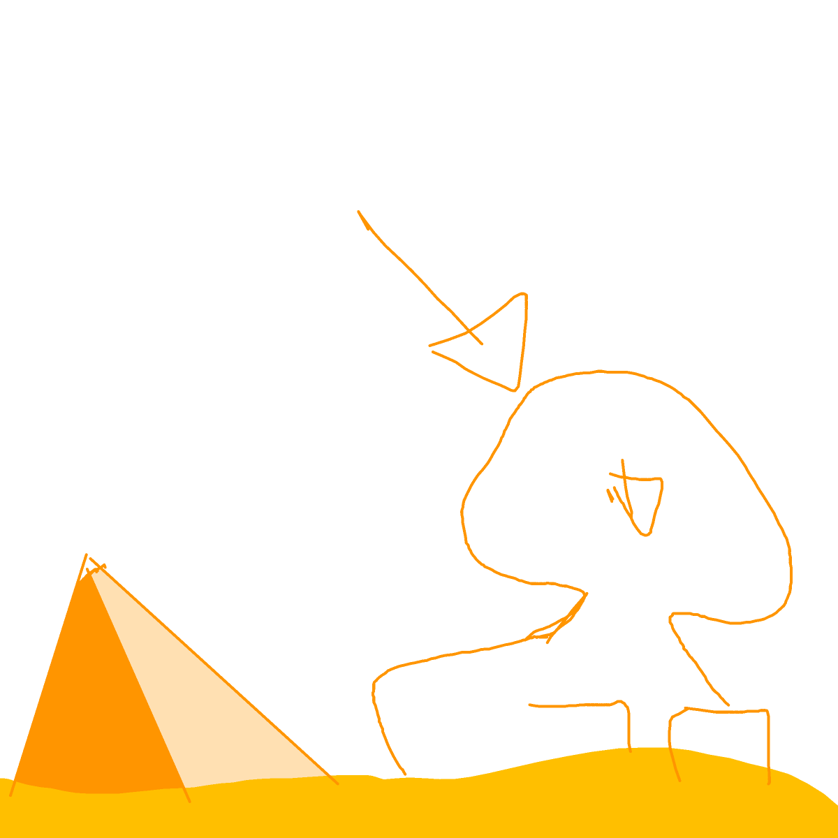 Sphinx drawing by mjolnirbear
