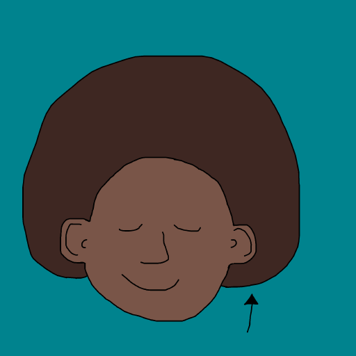 Afro drawing by krissywissy