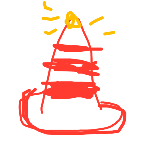 Cone drawing by ink-sonic-heart