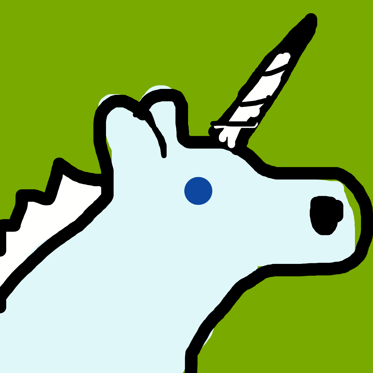 Unicorn drawing by dark-clear-force