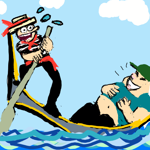 Gondola drawing by manders