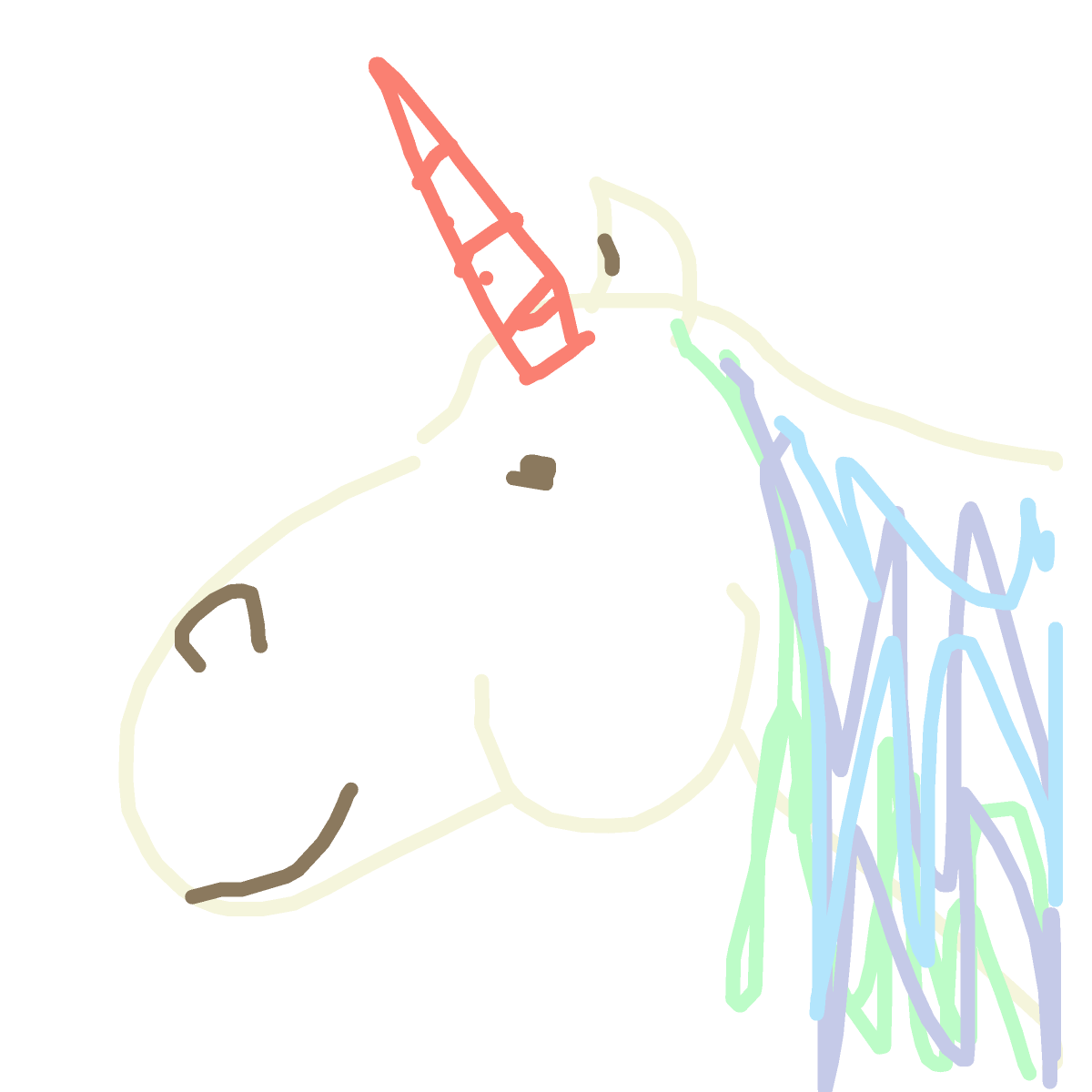 Unicorn drawing by a_dawg