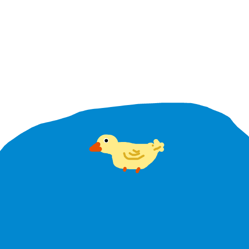 Duck drawing by brush-star-site