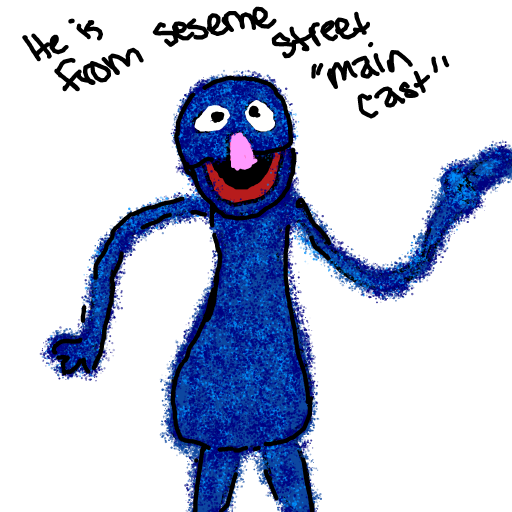 Grover drawing by tris - art _ wow