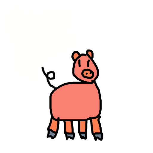 Pig drawing by eleanor