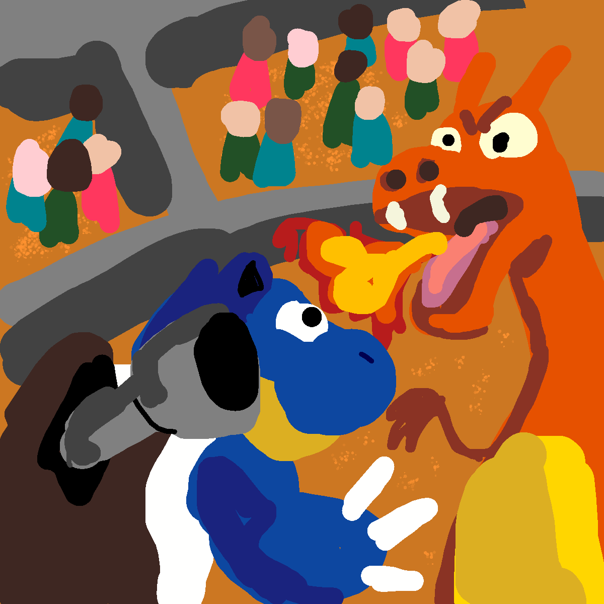Stadium drawing by knoxy