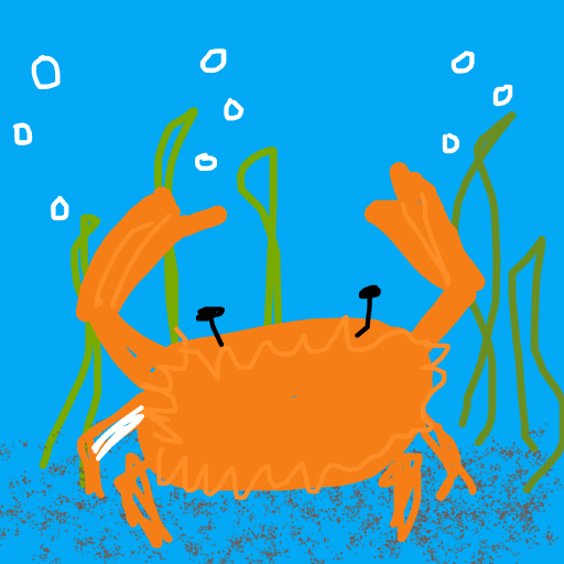 Crab drawing by pure-wave-frost