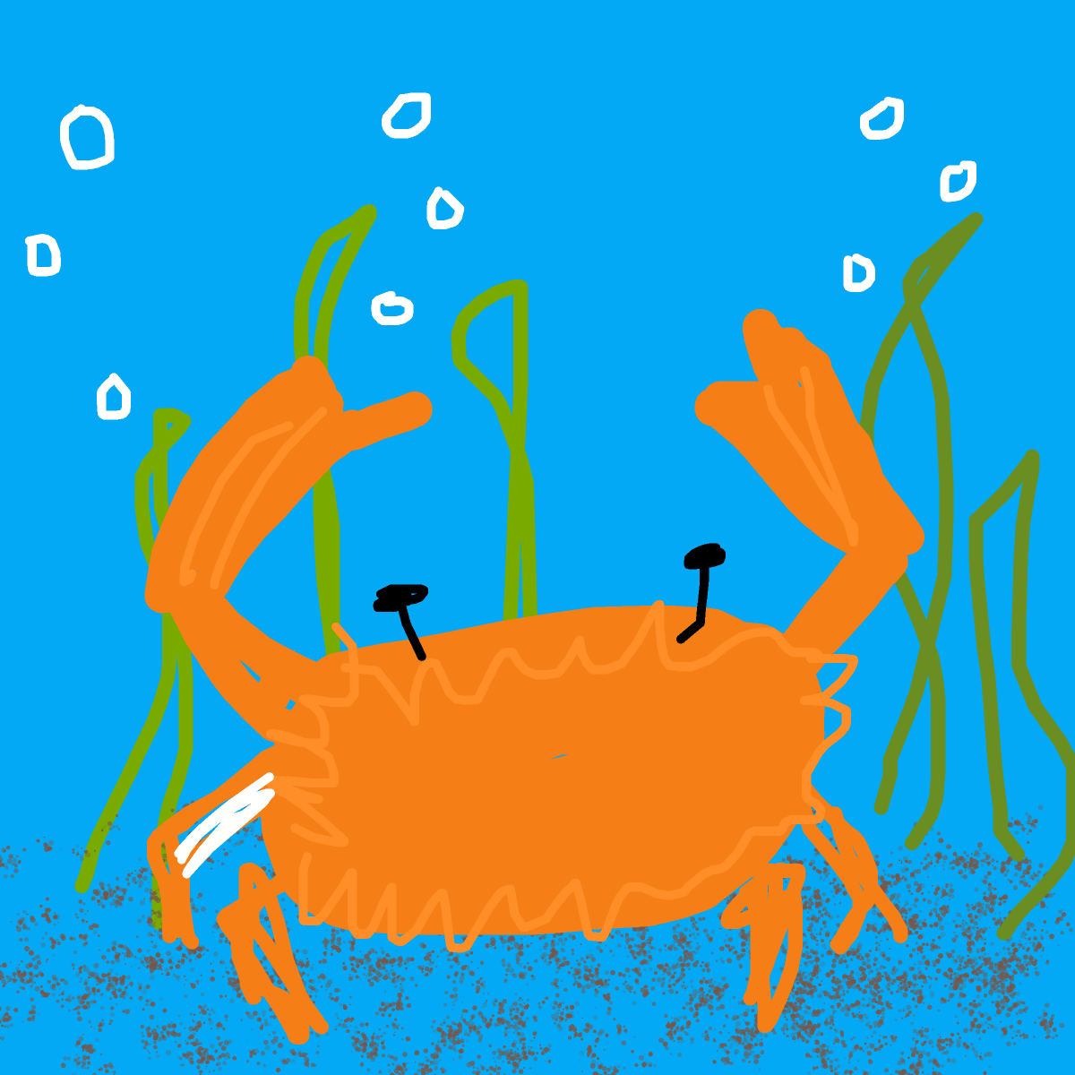 Crab drawing by pure-wave-frost