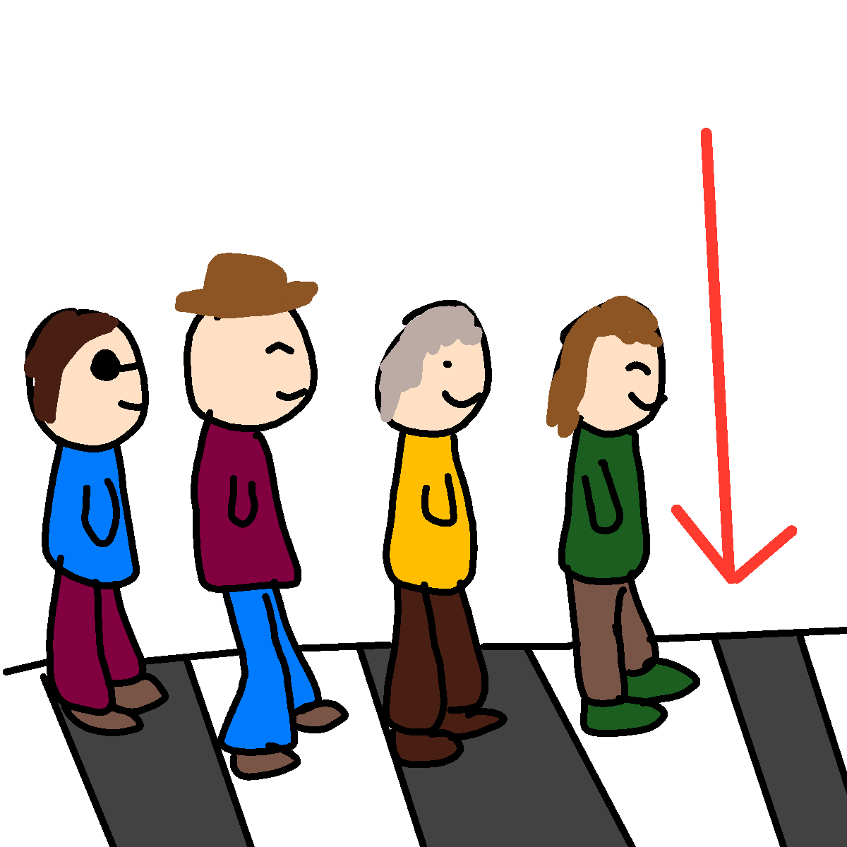 Crosswalk drawing by conn0rr
