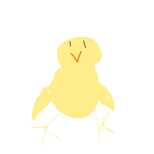 Chick drawing by Mr Doodles