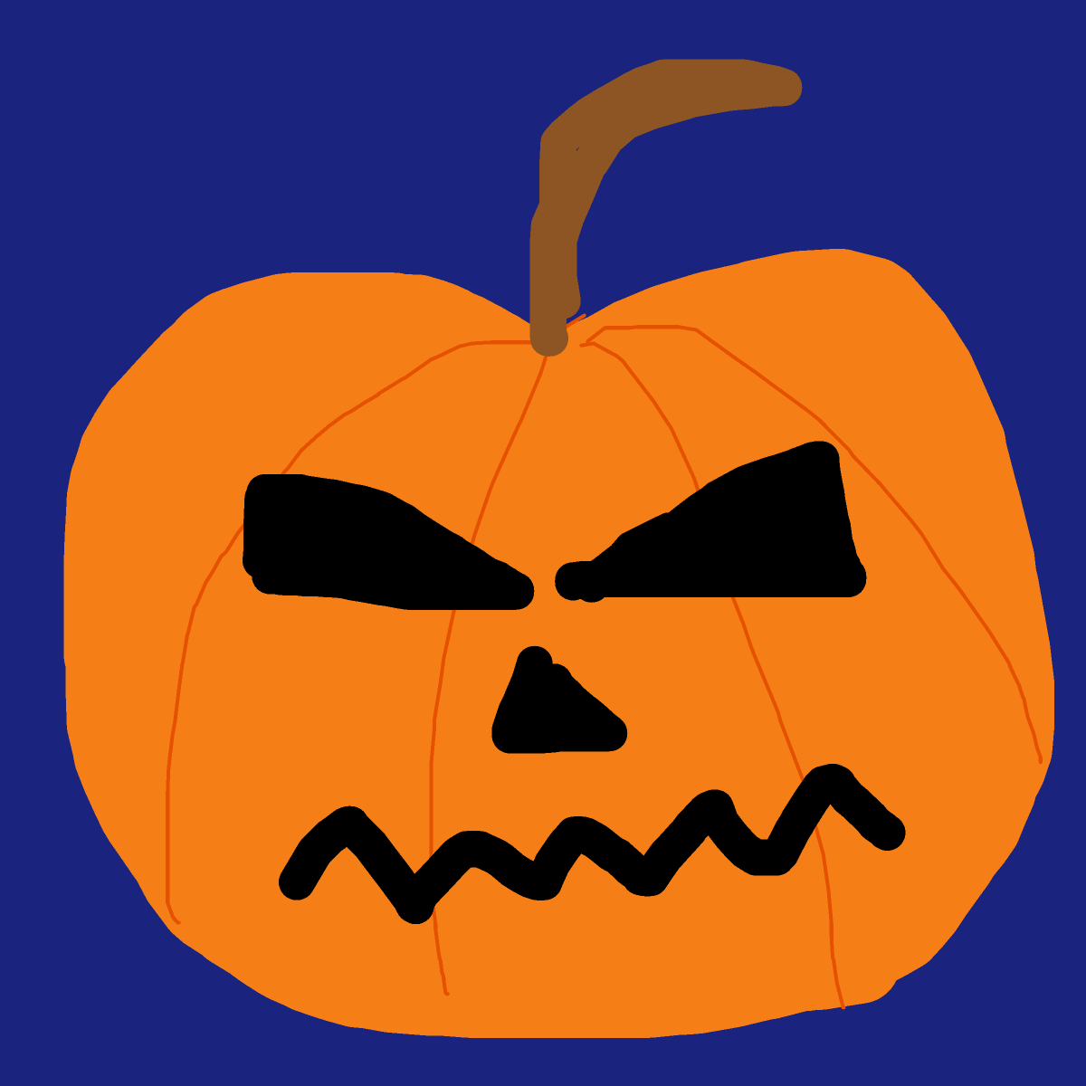 Pumpkin drawing by last-graph-force