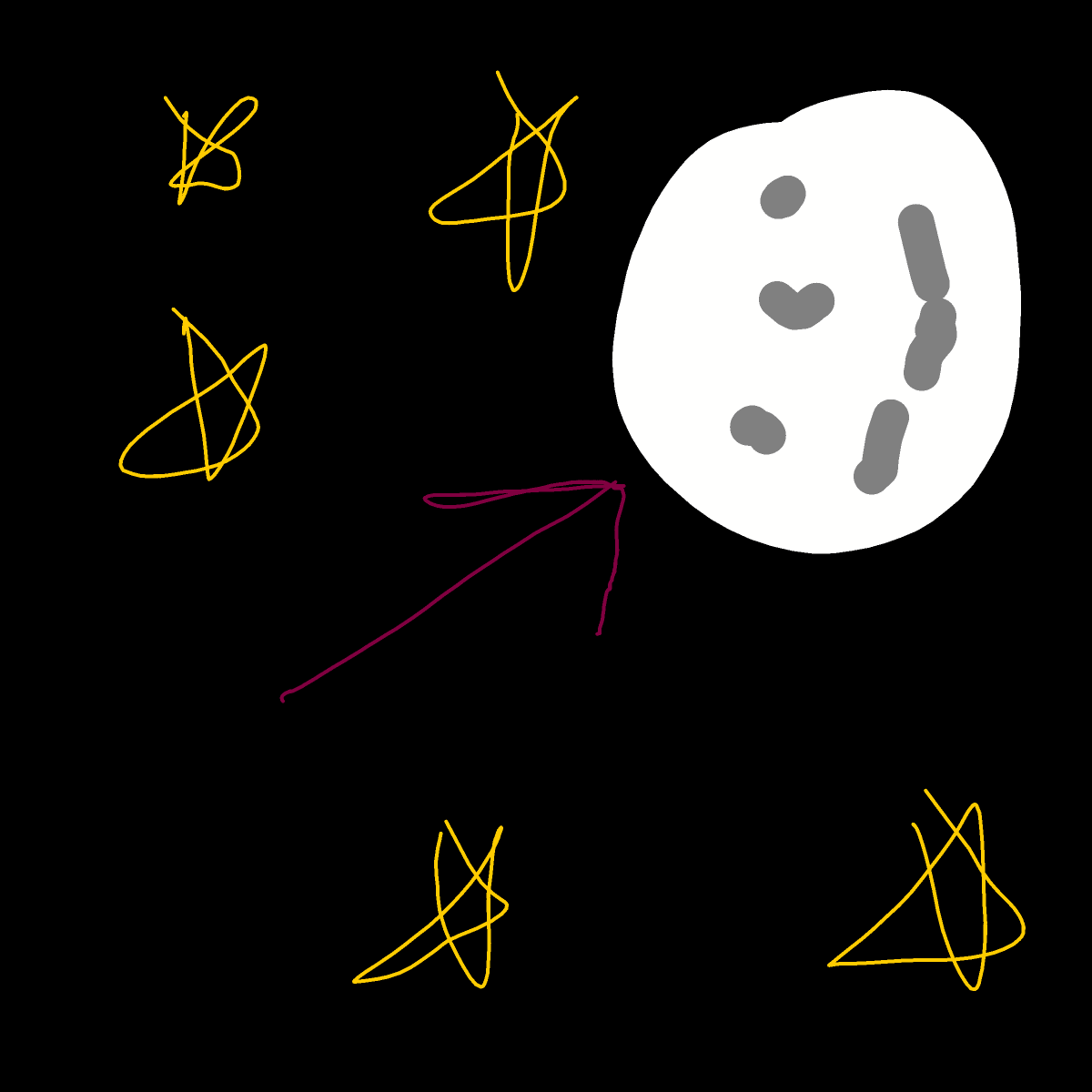 Moon drawing by pearl-warm-king