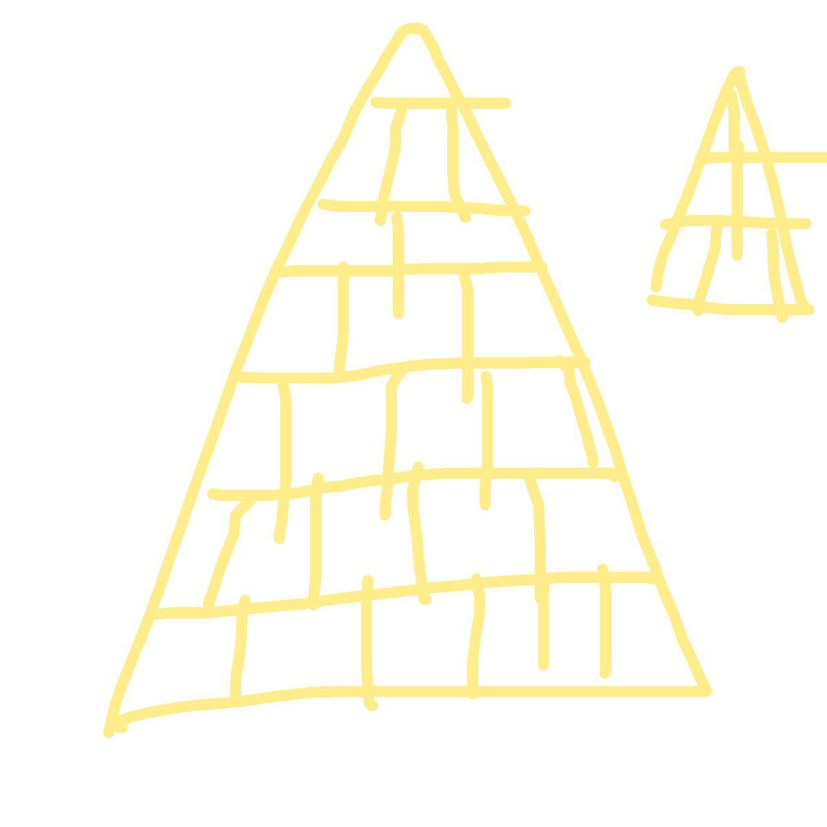 Pyramid drawing by isi