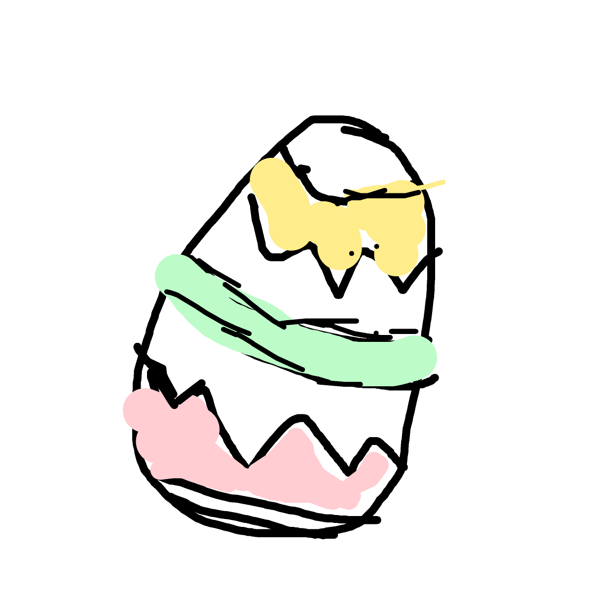 Easter Egg drawing by jivemarlin