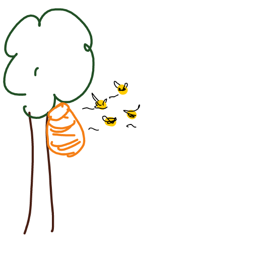 Hive drawing by Shew