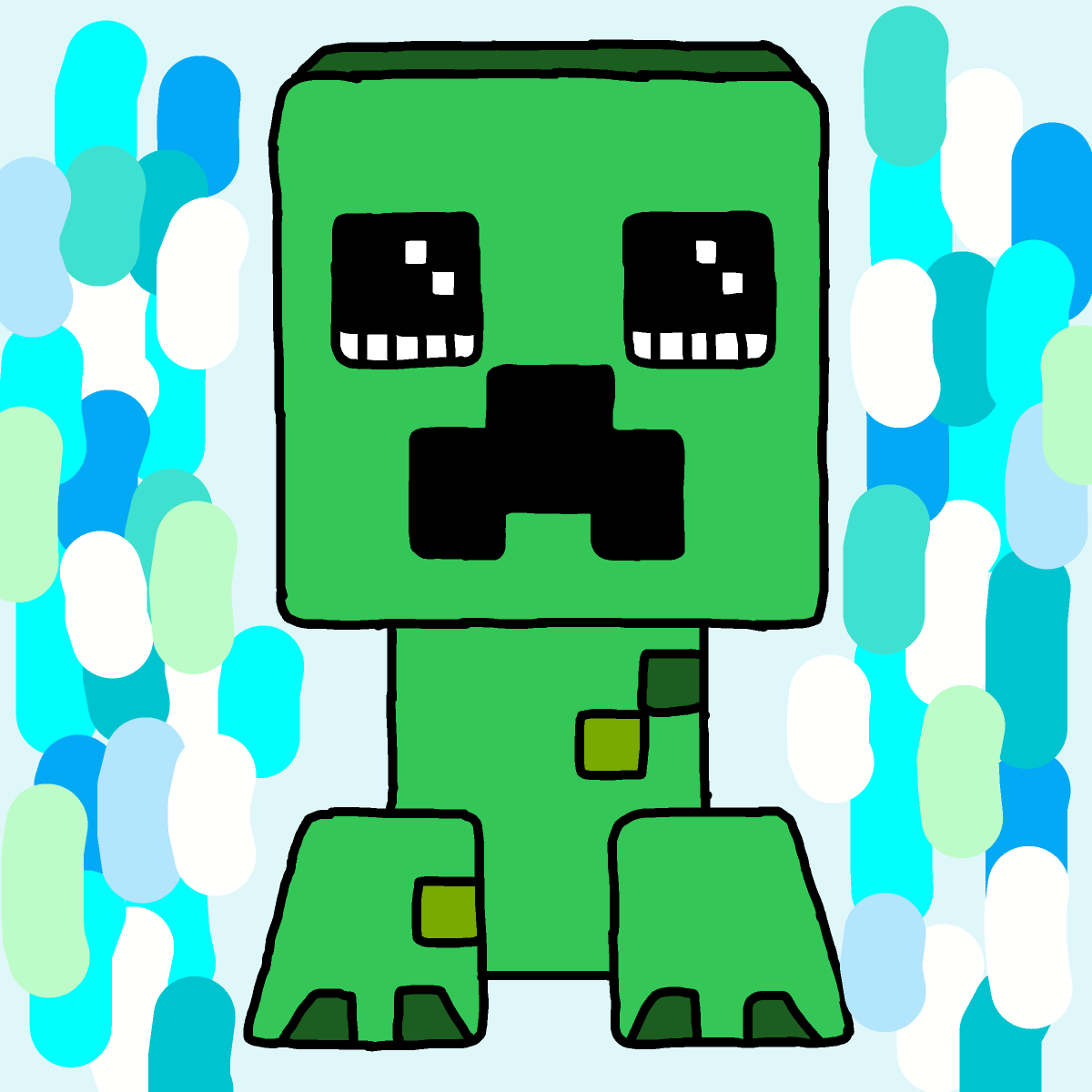 Creeper drawing by monthra